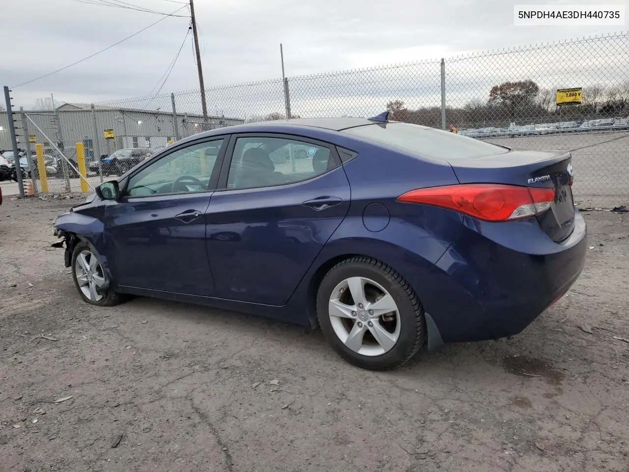 5NPDH4AE3DH440735 2013 Hyundai Elantra Gls