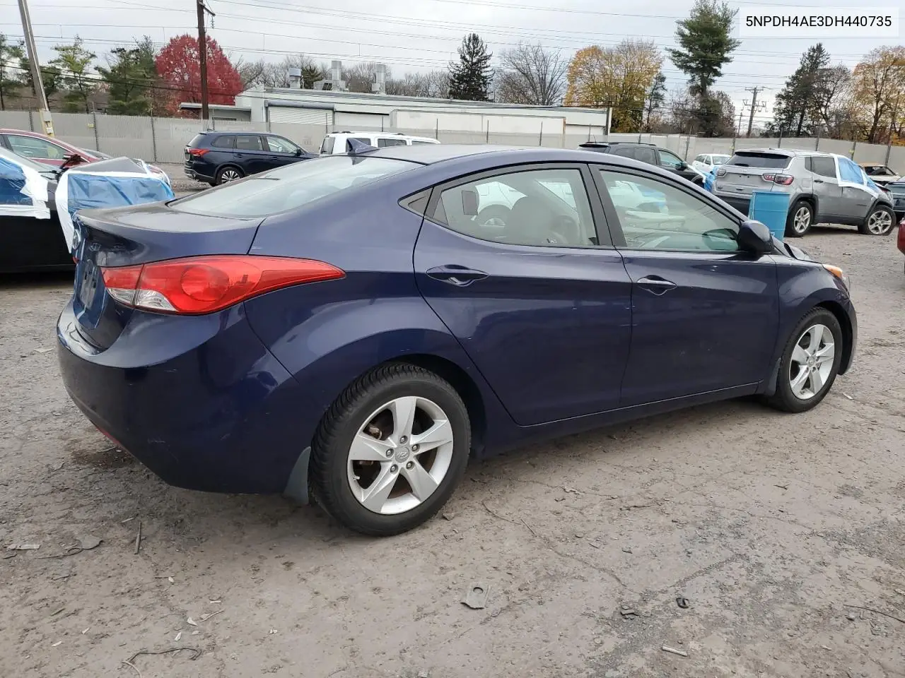 5NPDH4AE3DH440735 2013 Hyundai Elantra Gls