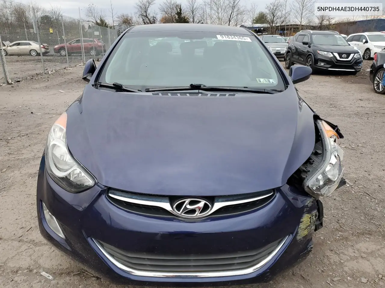 5NPDH4AE3DH440735 2013 Hyundai Elantra Gls