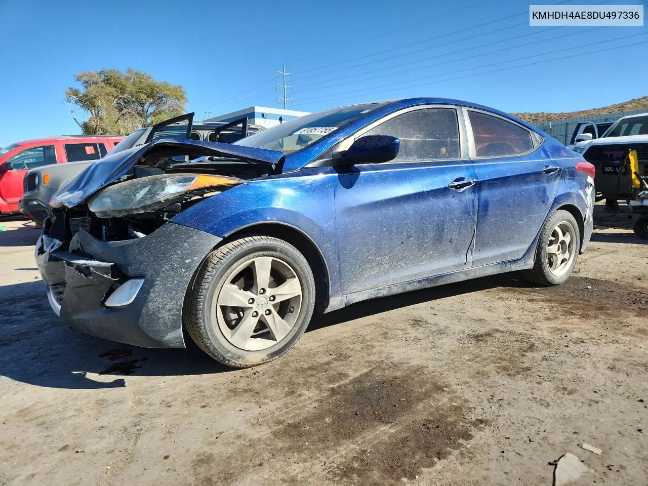 KMHDH4AE8DU497336 2013 Hyundai Elantra Gls