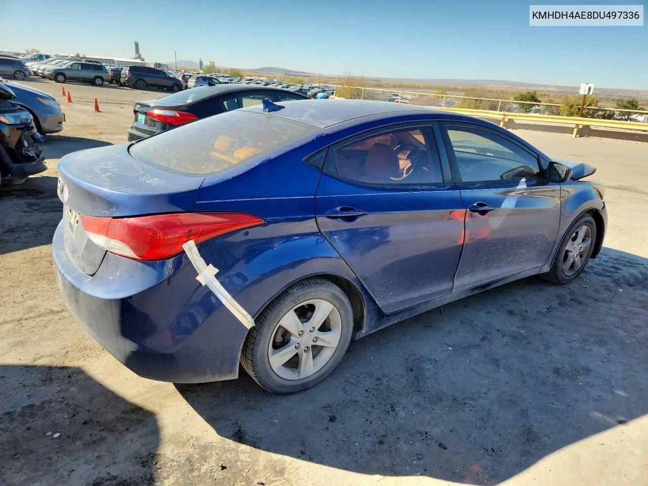 KMHDH4AE8DU497336 2013 Hyundai Elantra Gls