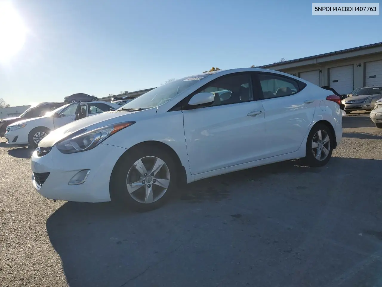 5NPDH4AE8DH407763 2013 Hyundai Elantra Gls