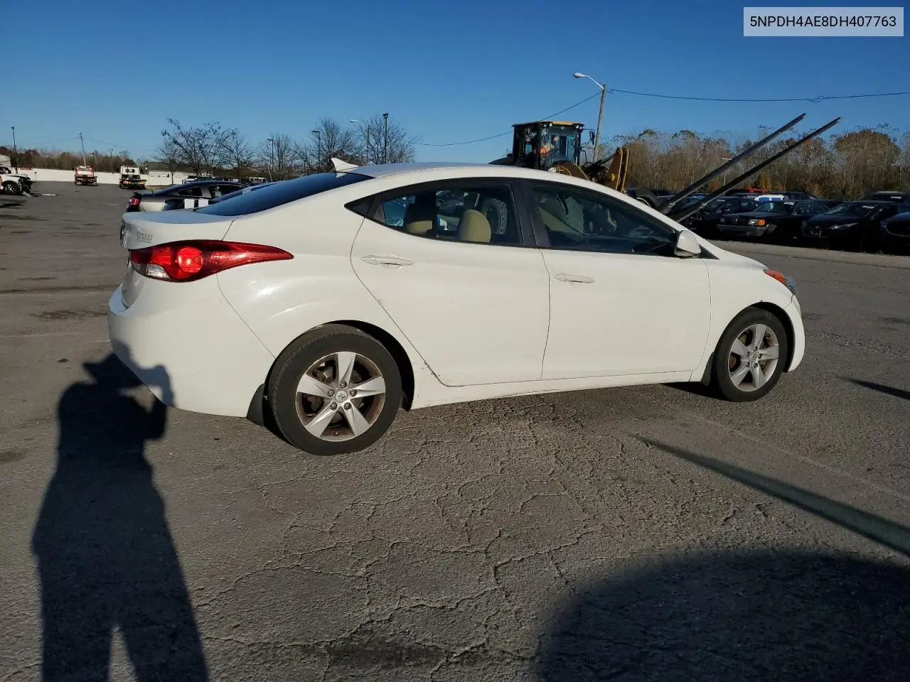 5NPDH4AE8DH407763 2013 Hyundai Elantra Gls