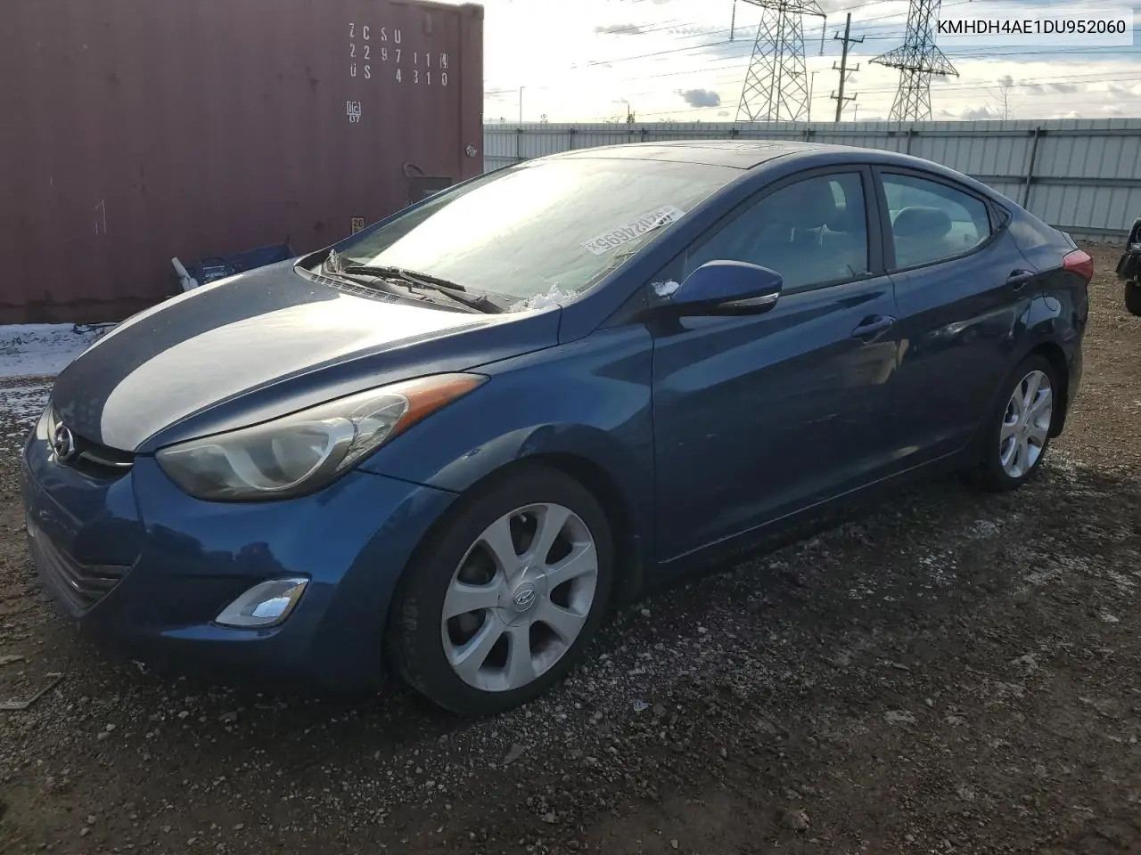 KMHDH4AE1DU952060 2013 Hyundai Elantra Gls