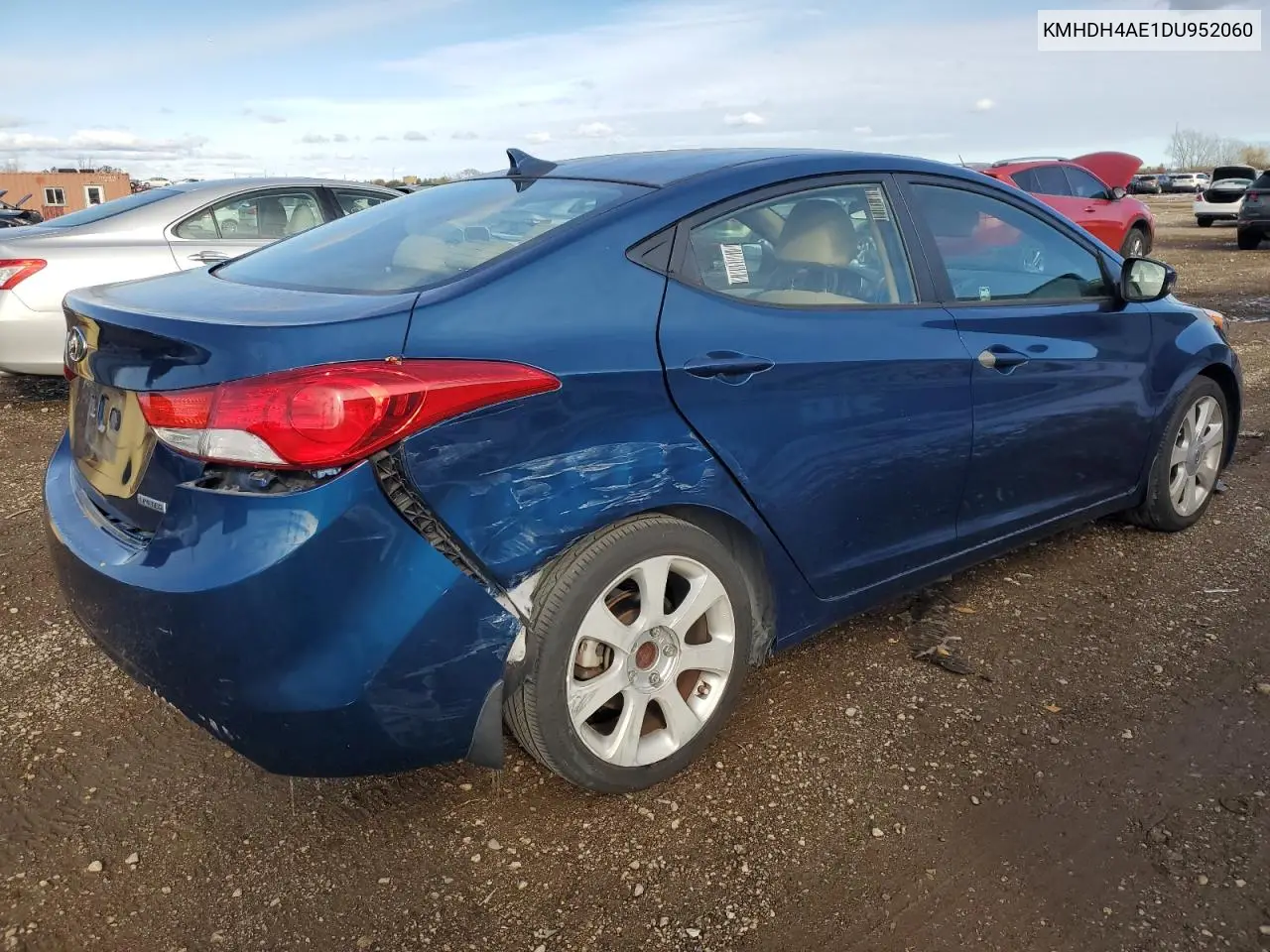 KMHDH4AE1DU952060 2013 Hyundai Elantra Gls