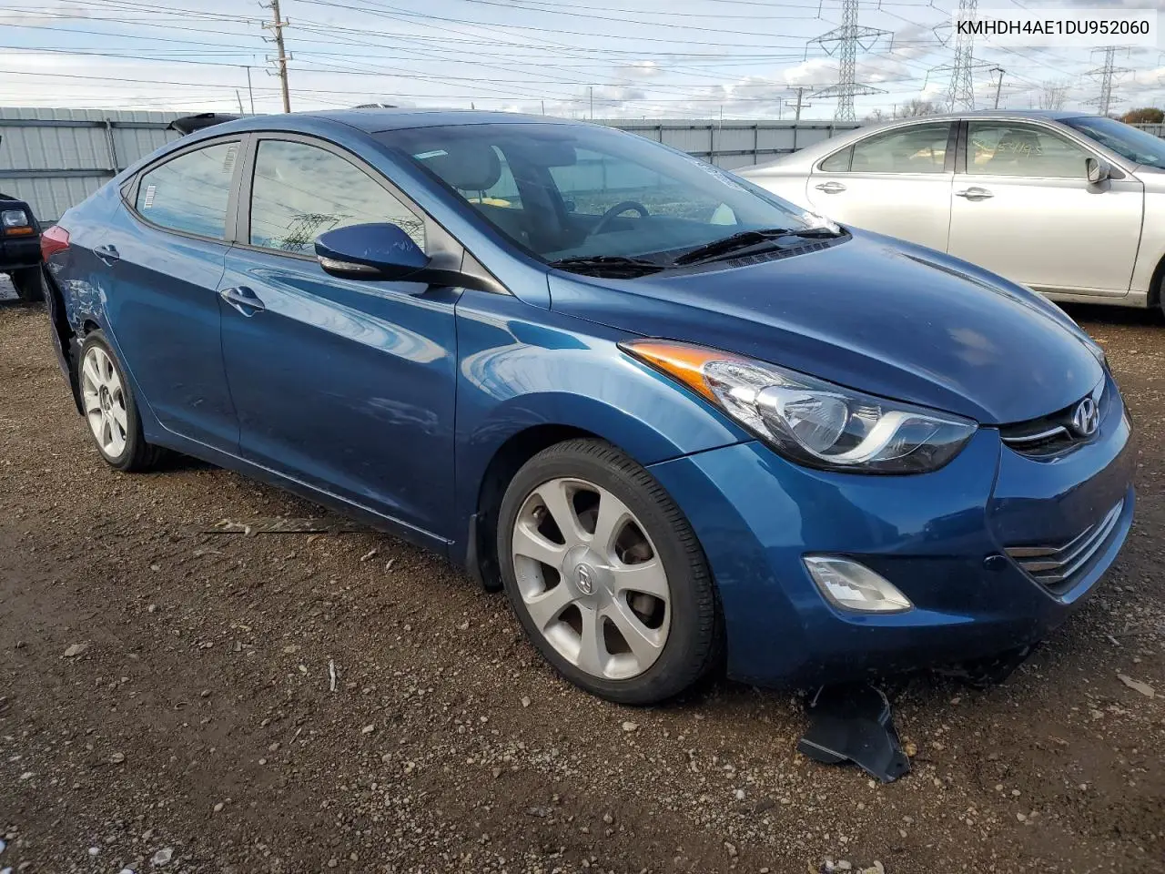 KMHDH4AE1DU952060 2013 Hyundai Elantra Gls