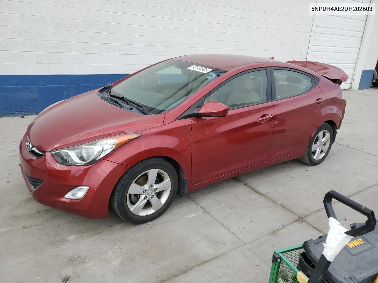 5NPDH4AE2DH202603 2013 Hyundai Elantra Gls