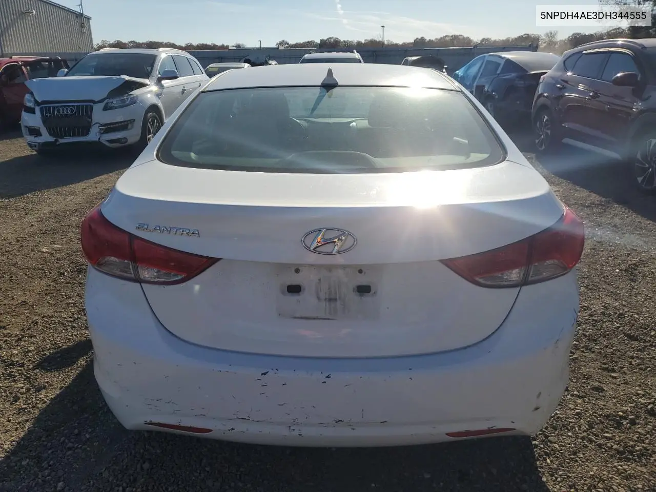 5NPDH4AE3DH344555 2013 Hyundai Elantra Gls