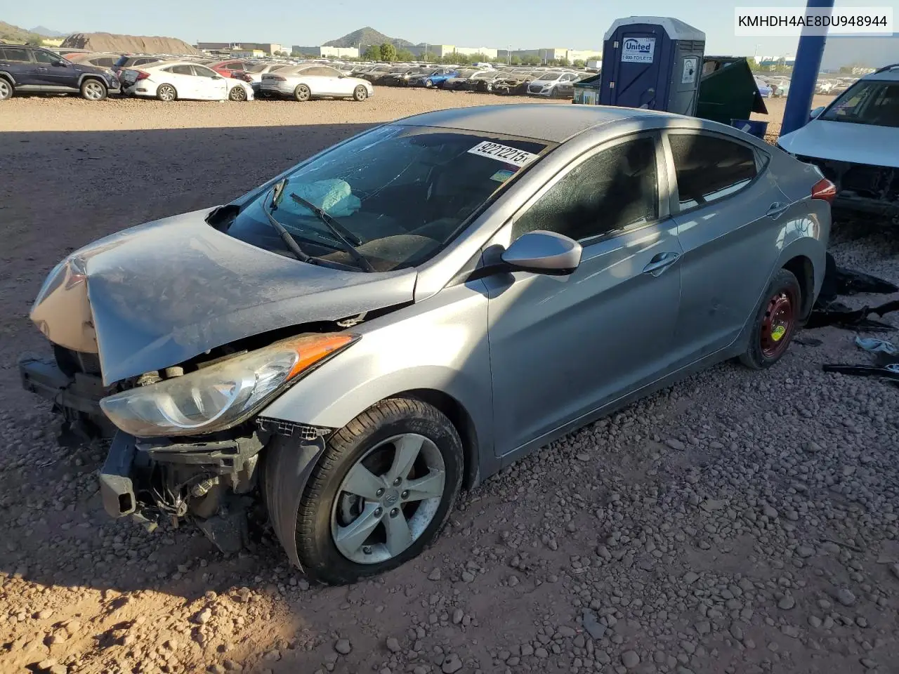 KMHDH4AE8DU948944 2013 Hyundai Elantra Gls