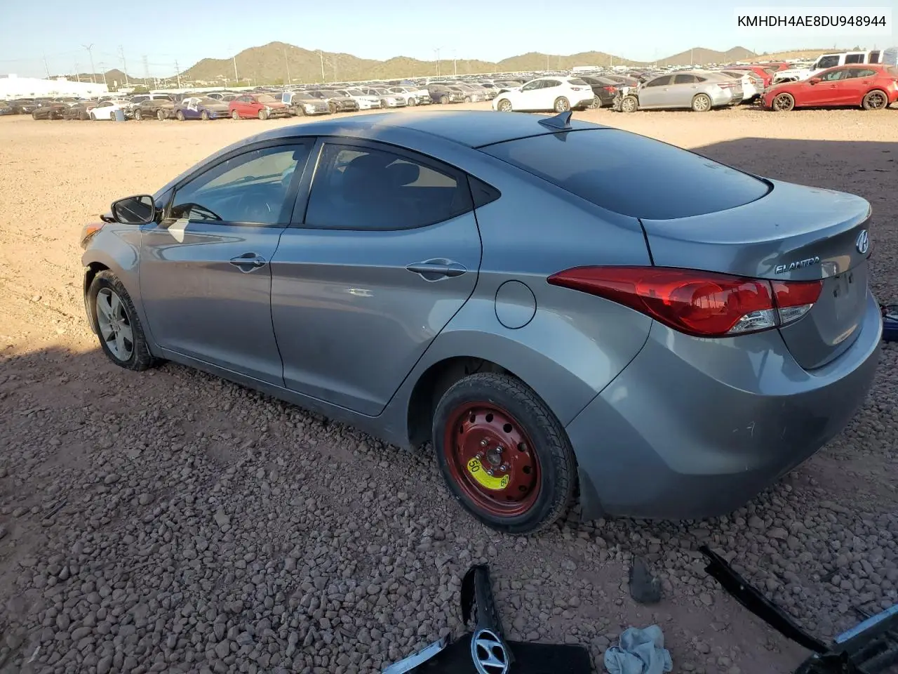 KMHDH4AE8DU948944 2013 Hyundai Elantra Gls