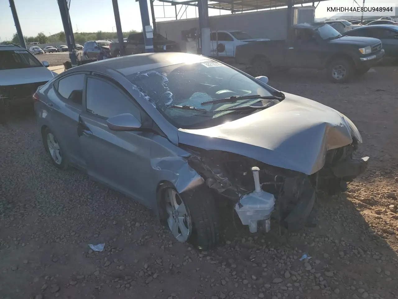 KMHDH4AE8DU948944 2013 Hyundai Elantra Gls