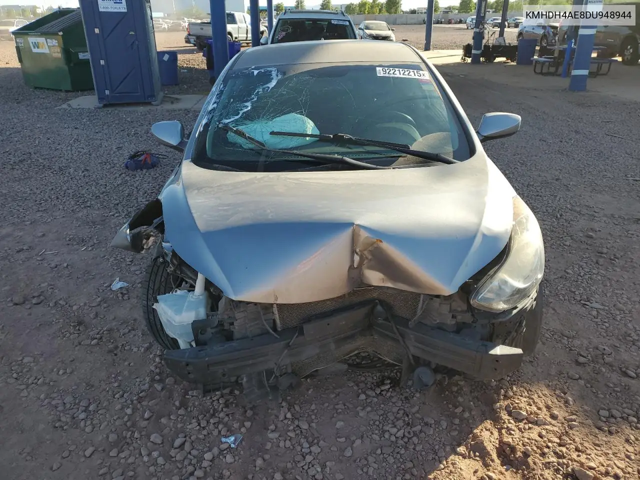 KMHDH4AE8DU948944 2013 Hyundai Elantra Gls