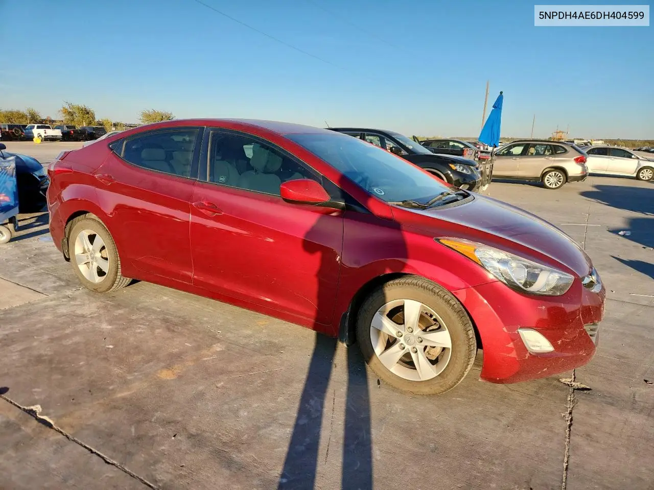 5NPDH4AE6DH404599 2013 Hyundai Elantra Gls
