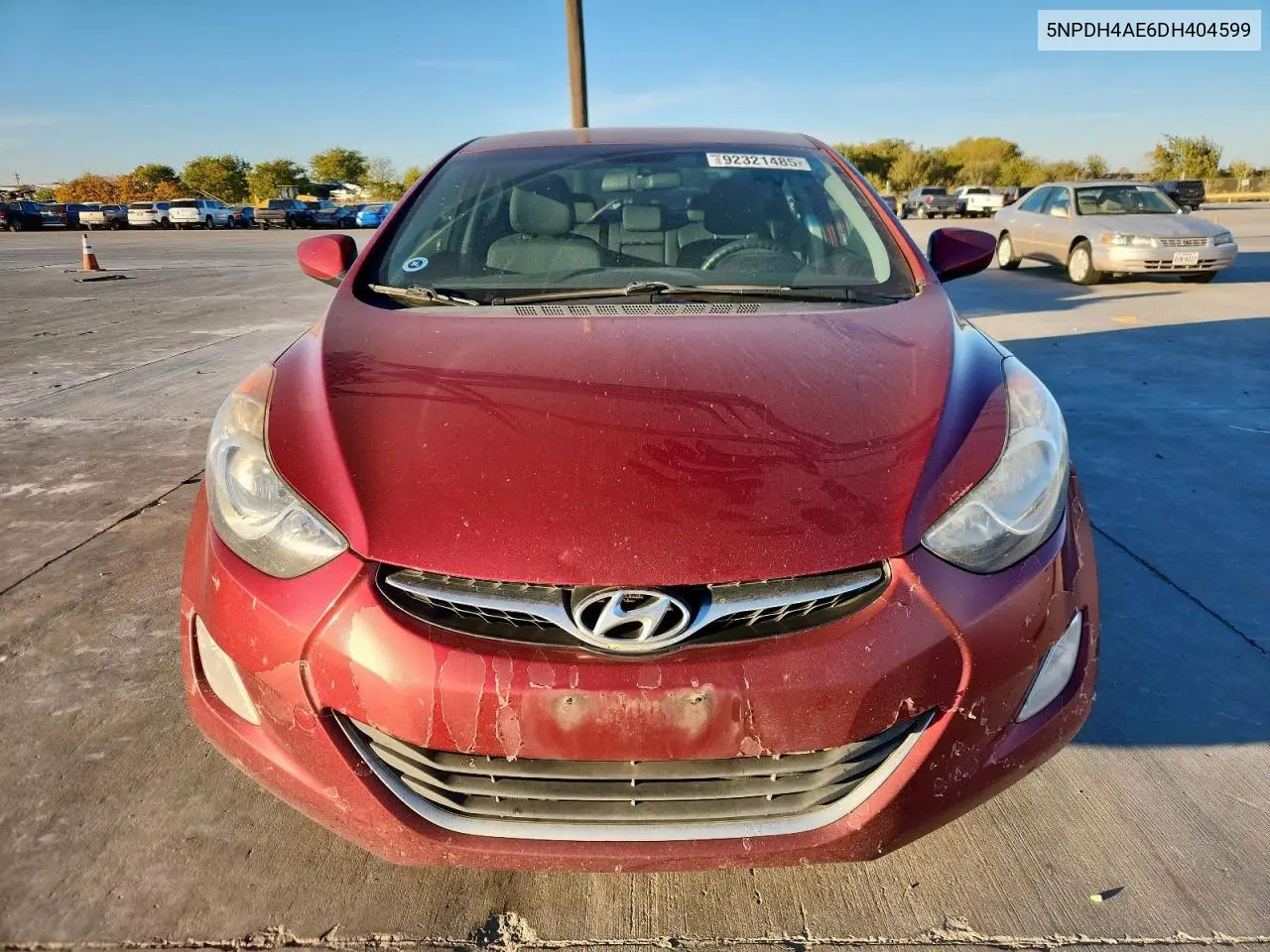 5NPDH4AE6DH404599 2013 Hyundai Elantra Gls