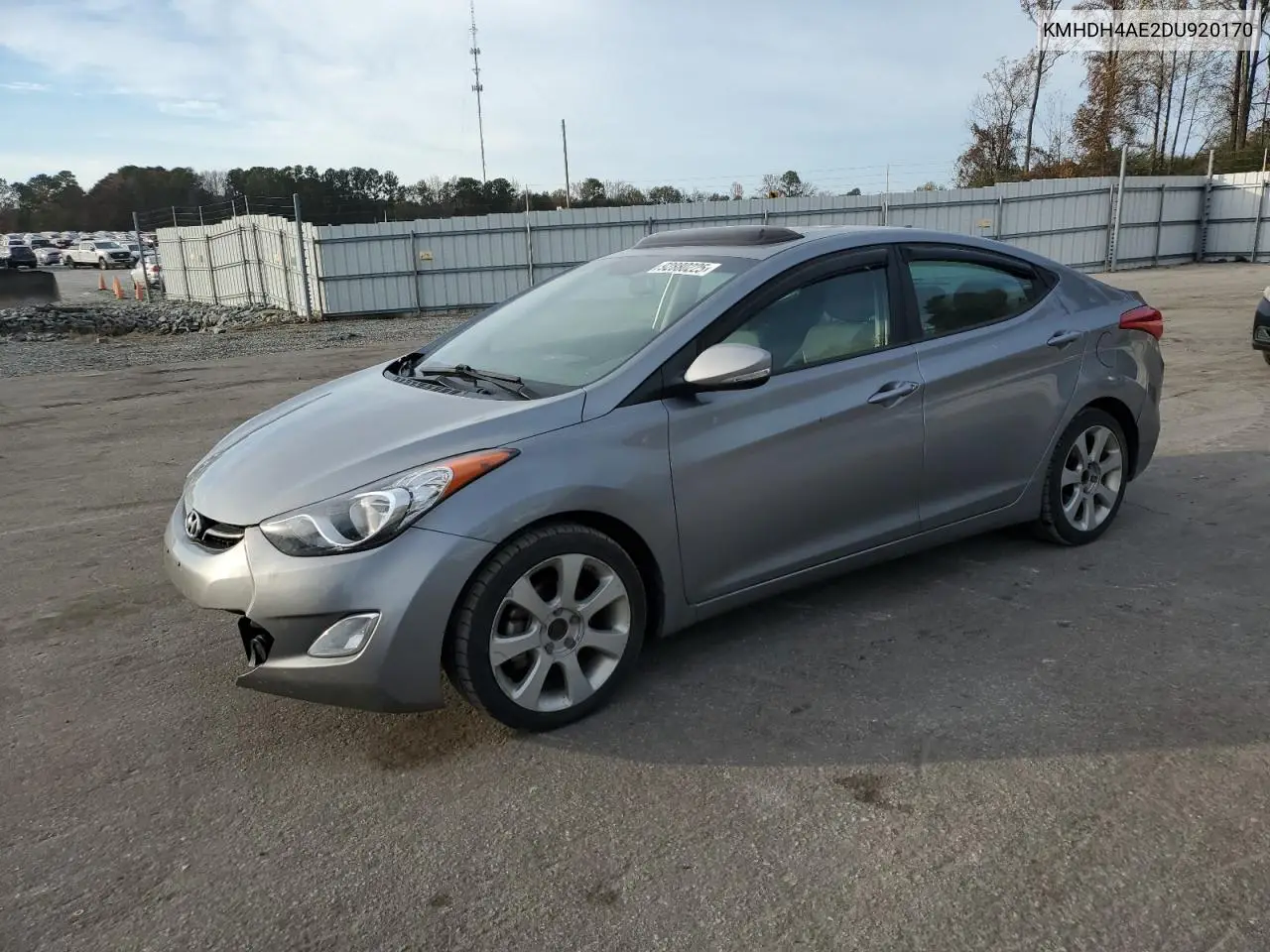 KMHDH4AE2DU920170 2013 Hyundai Elantra Gls