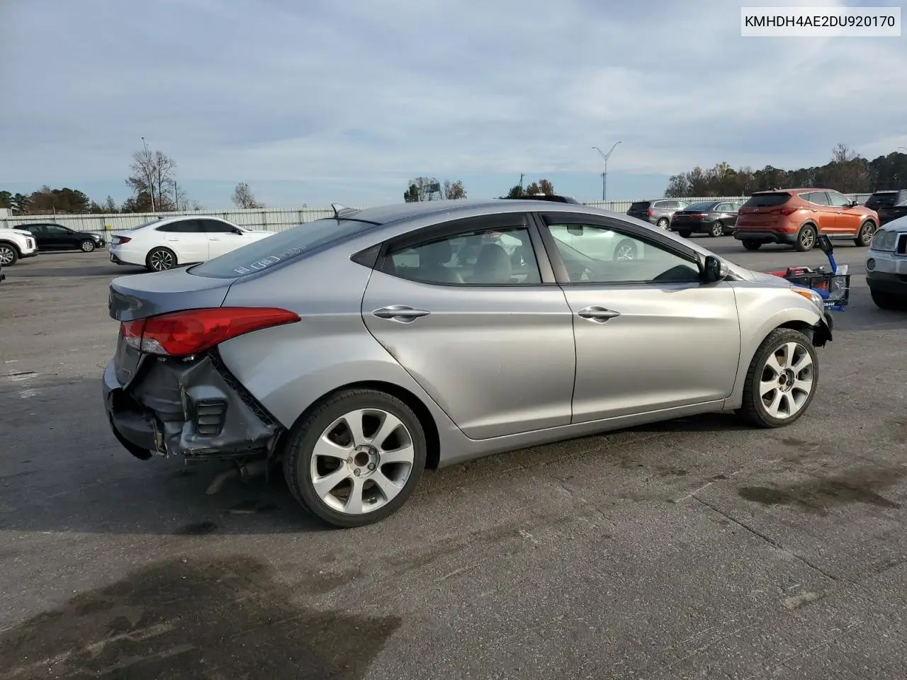 KMHDH4AE2DU920170 2013 Hyundai Elantra Gls