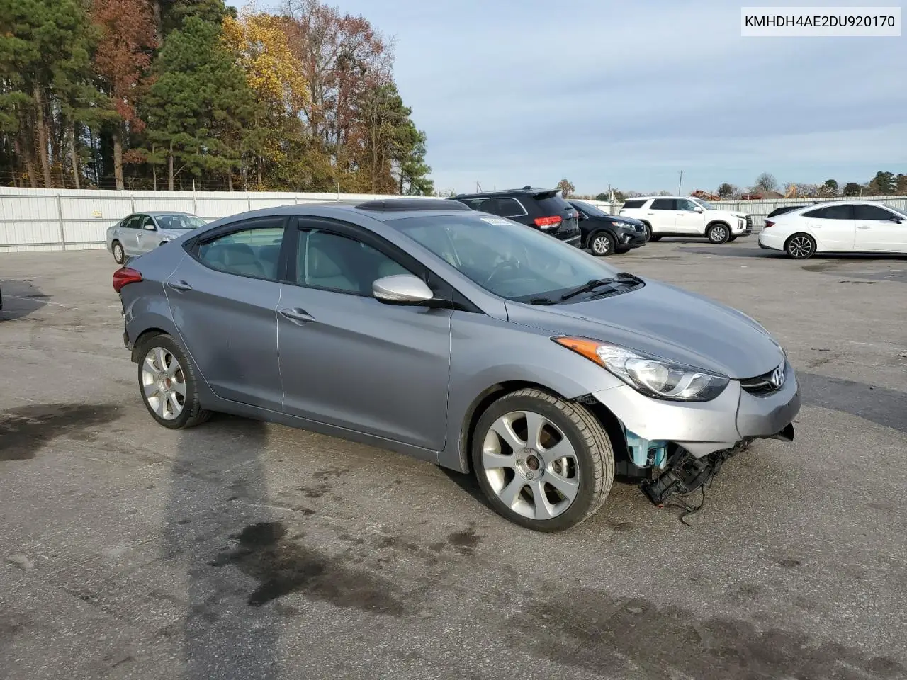KMHDH4AE2DU920170 2013 Hyundai Elantra Gls