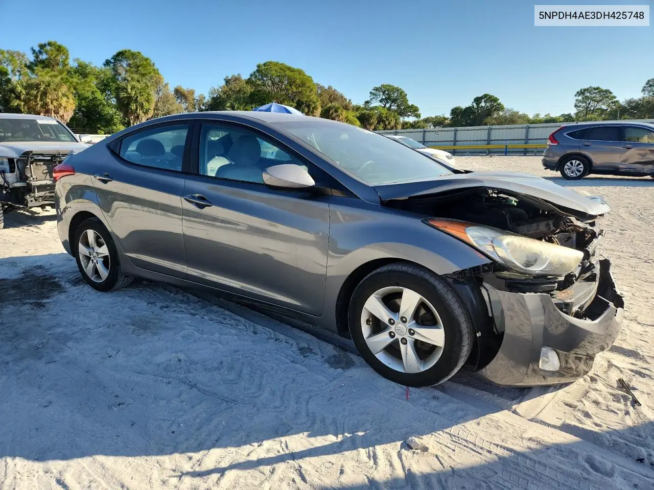5NPDH4AE3DH425748 2013 Hyundai Elantra Gls