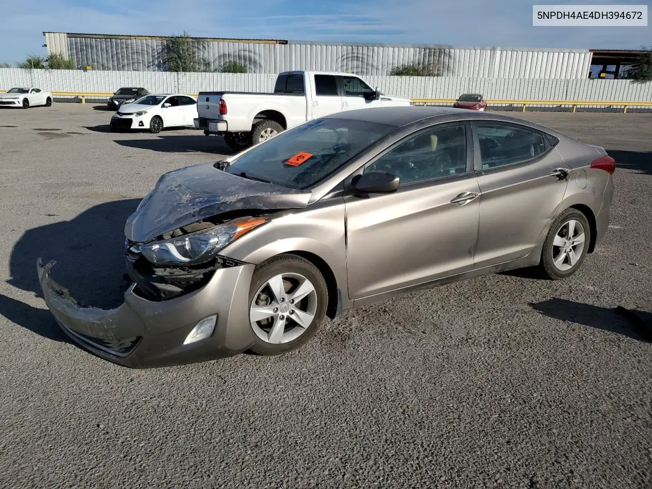 5NPDH4AE4DH394672 2013 Hyundai Elantra Gls