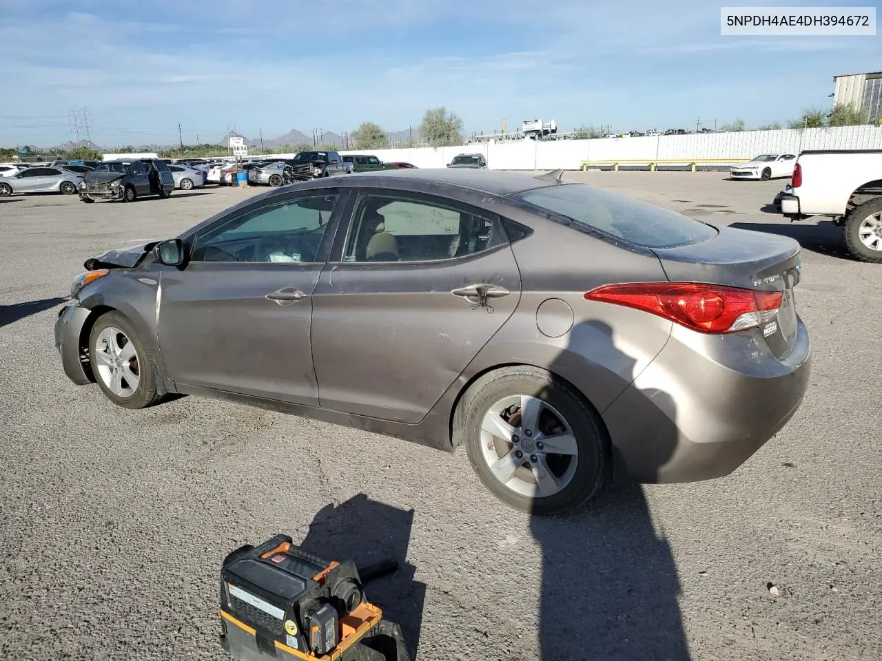 5NPDH4AE4DH394672 2013 Hyundai Elantra Gls
