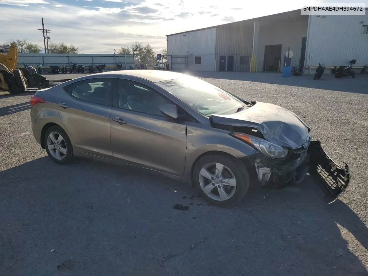 5NPDH4AE4DH394672 2013 Hyundai Elantra Gls