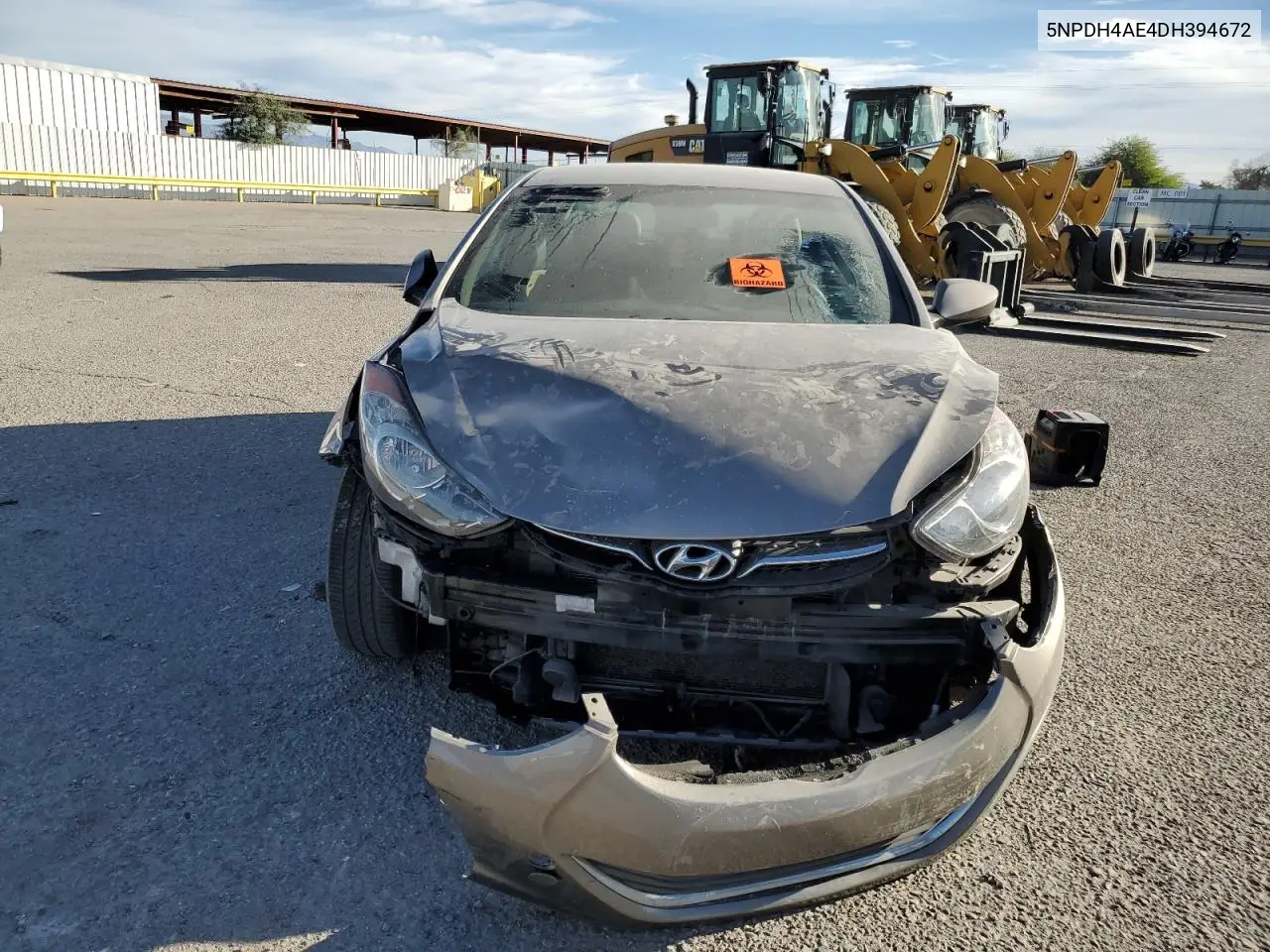 5NPDH4AE4DH394672 2013 Hyundai Elantra Gls