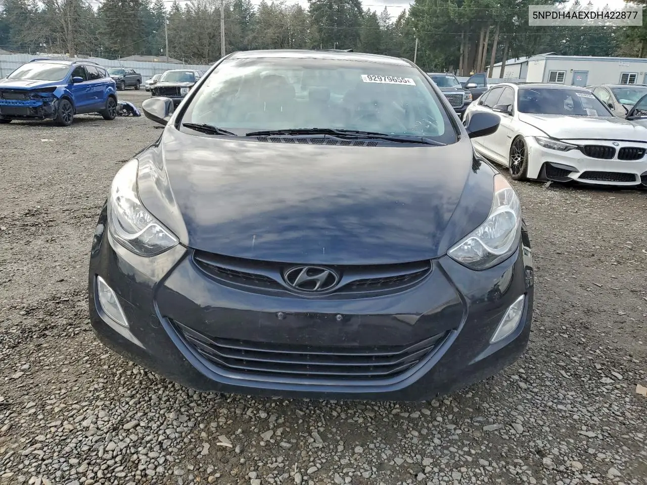 5NPDH4AEXDH422877 2013 Hyundai Elantra Gls