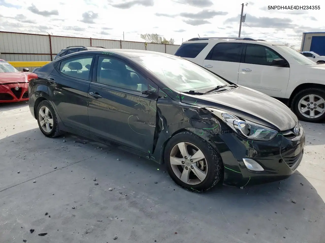 5NPDH4AE4DH234355 2013 Hyundai Elantra Gls