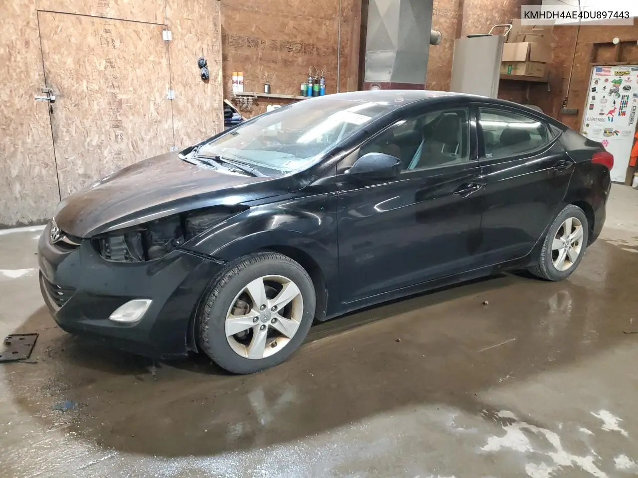 KMHDH4AE4DU897443 2013 Hyundai Elantra Gls