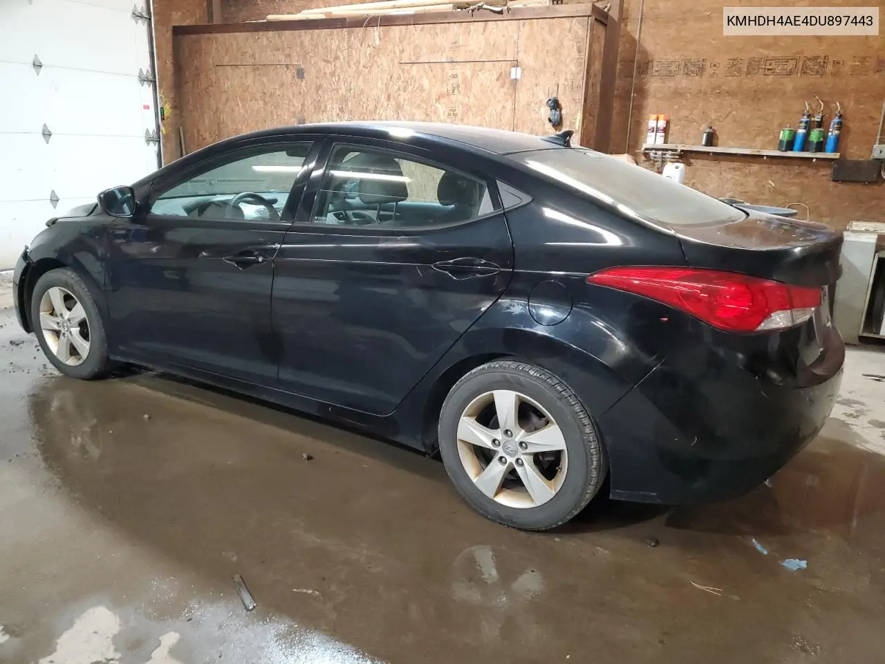KMHDH4AE4DU897443 2013 Hyundai Elantra Gls