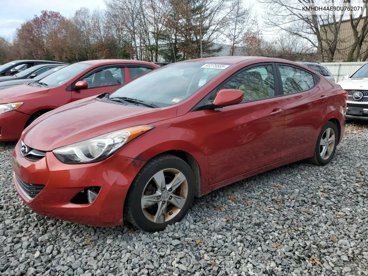 KMHDH4AE9DU762071 2013 Hyundai Elantra Gls
