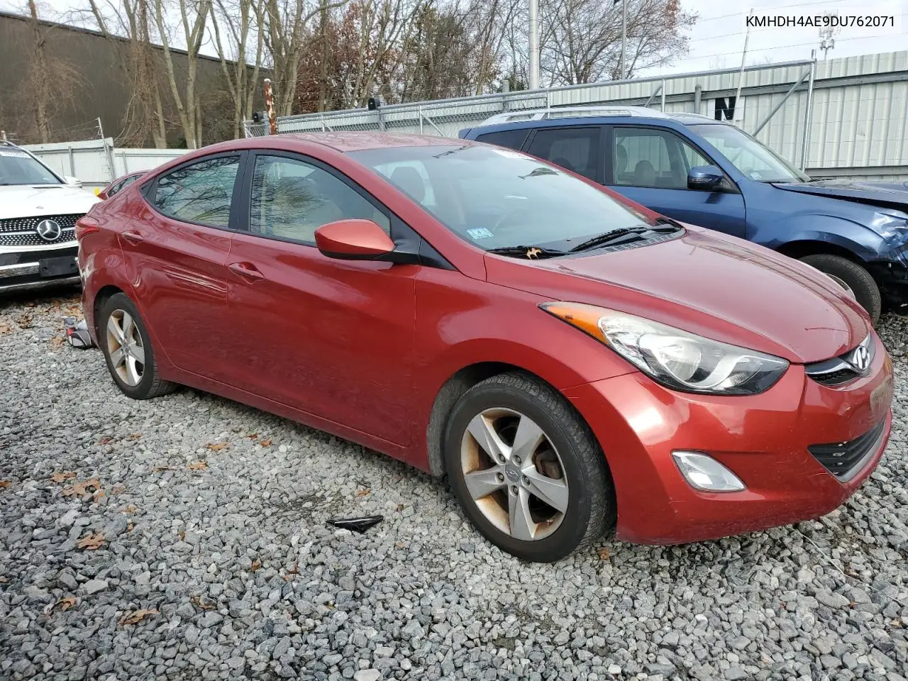 KMHDH4AE9DU762071 2013 Hyundai Elantra Gls