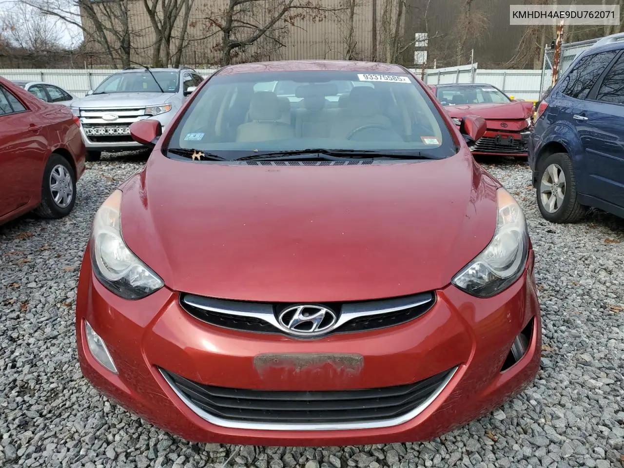 KMHDH4AE9DU762071 2013 Hyundai Elantra Gls