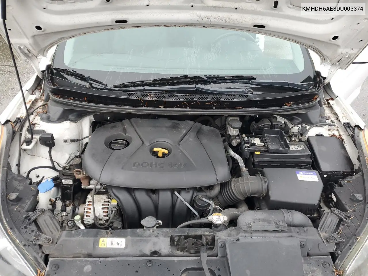 KMHDH6AE8DU003374 2013 Hyundai Elantra Coupe Gs