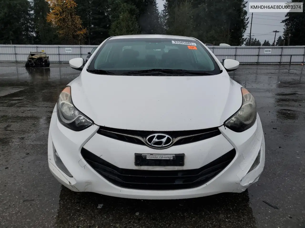 KMHDH6AE8DU003374 2013 Hyundai Elantra Coupe Gs