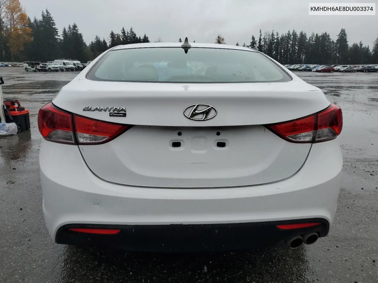 KMHDH6AE8DU003374 2013 Hyundai Elantra Coupe Gs