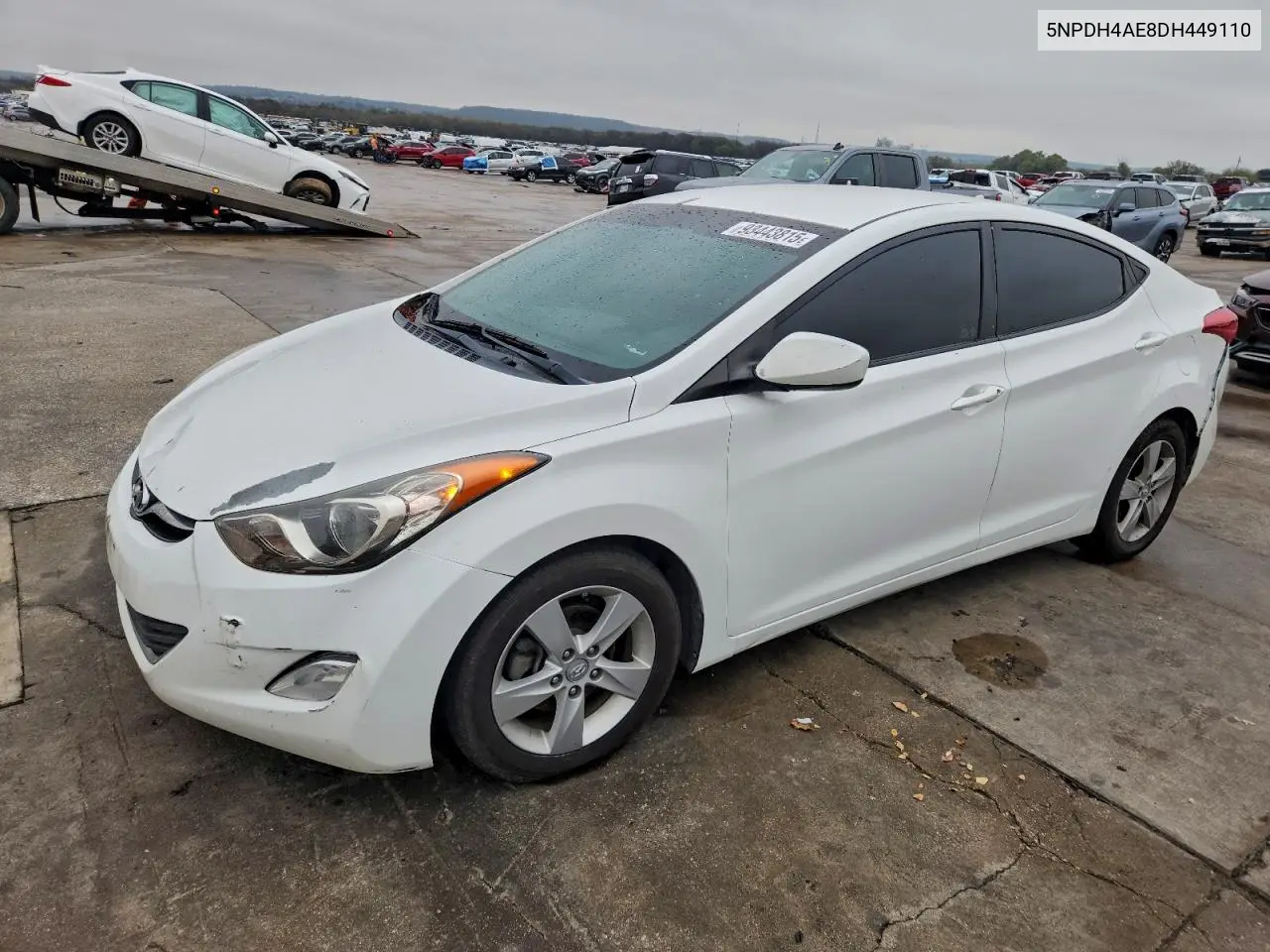 5NPDH4AE8DH449110 2013 Hyundai Elantra Gls