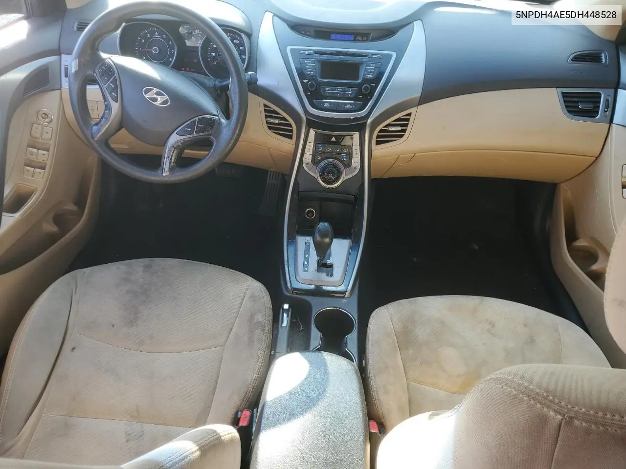5NPDH4AE5DH448528 2013 Hyundai Elantra Gls