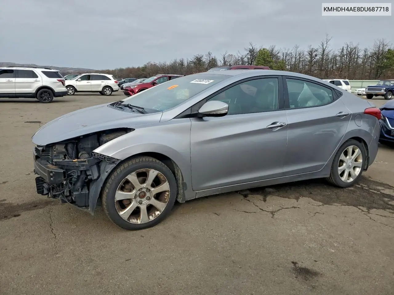 KMHDH4AE8DU687718 2013 Hyundai Elantra Gls