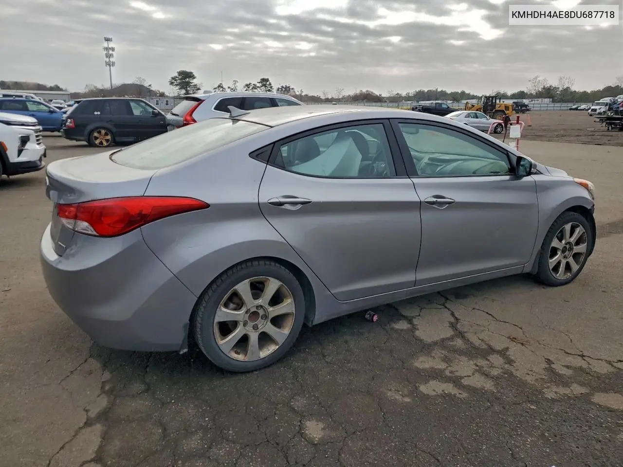 KMHDH4AE8DU687718 2013 Hyundai Elantra Gls
