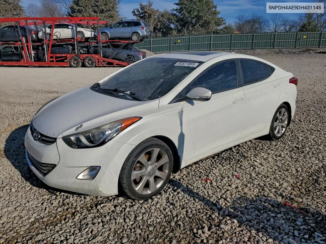 5NPDH4AE9DH431148 2013 Hyundai Elantra Gls