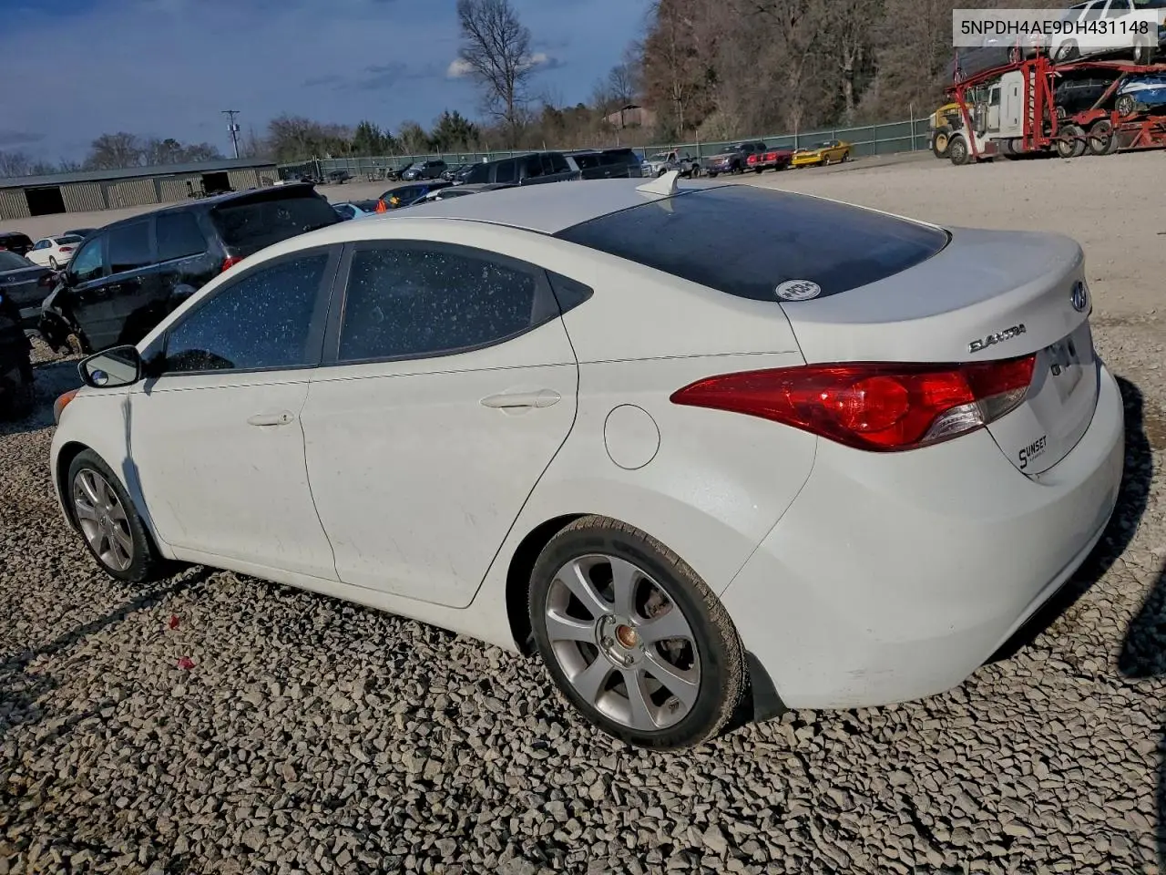 5NPDH4AE9DH431148 2013 Hyundai Elantra Gls