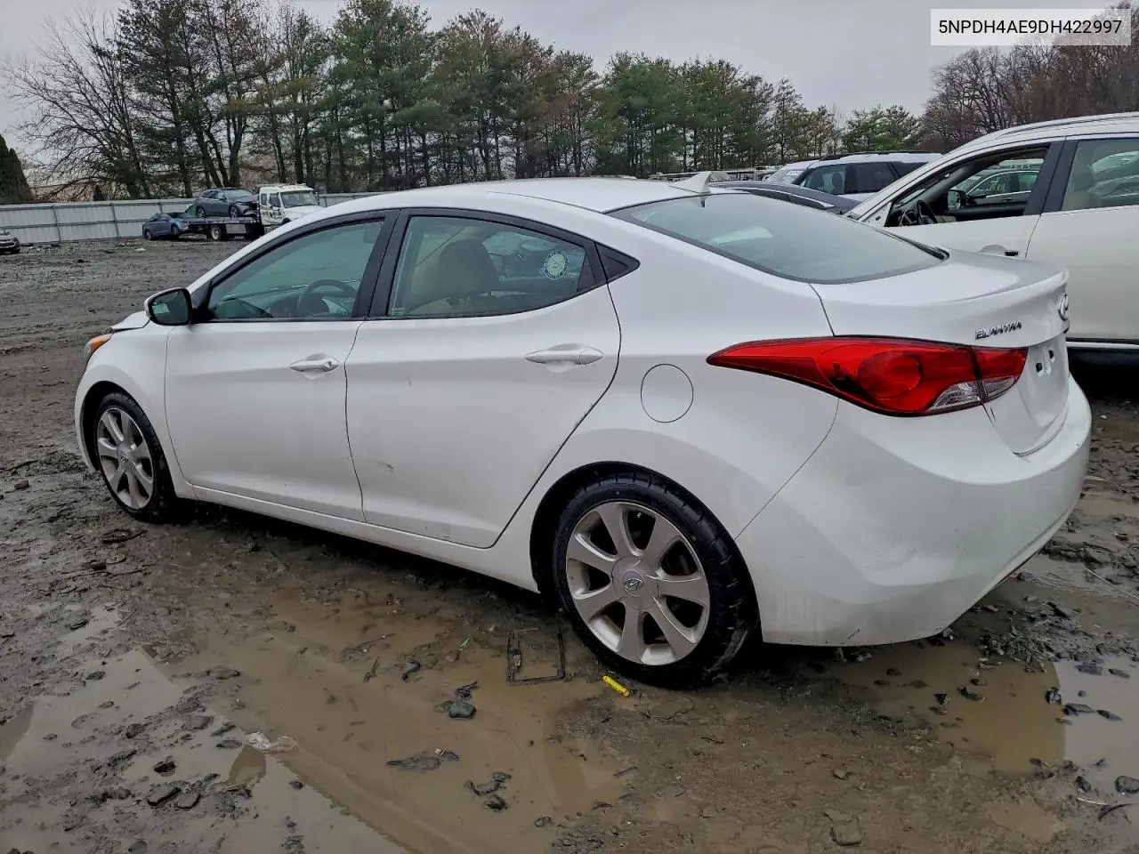 5NPDH4AE9DH422997 2013 Hyundai Elantra Gls