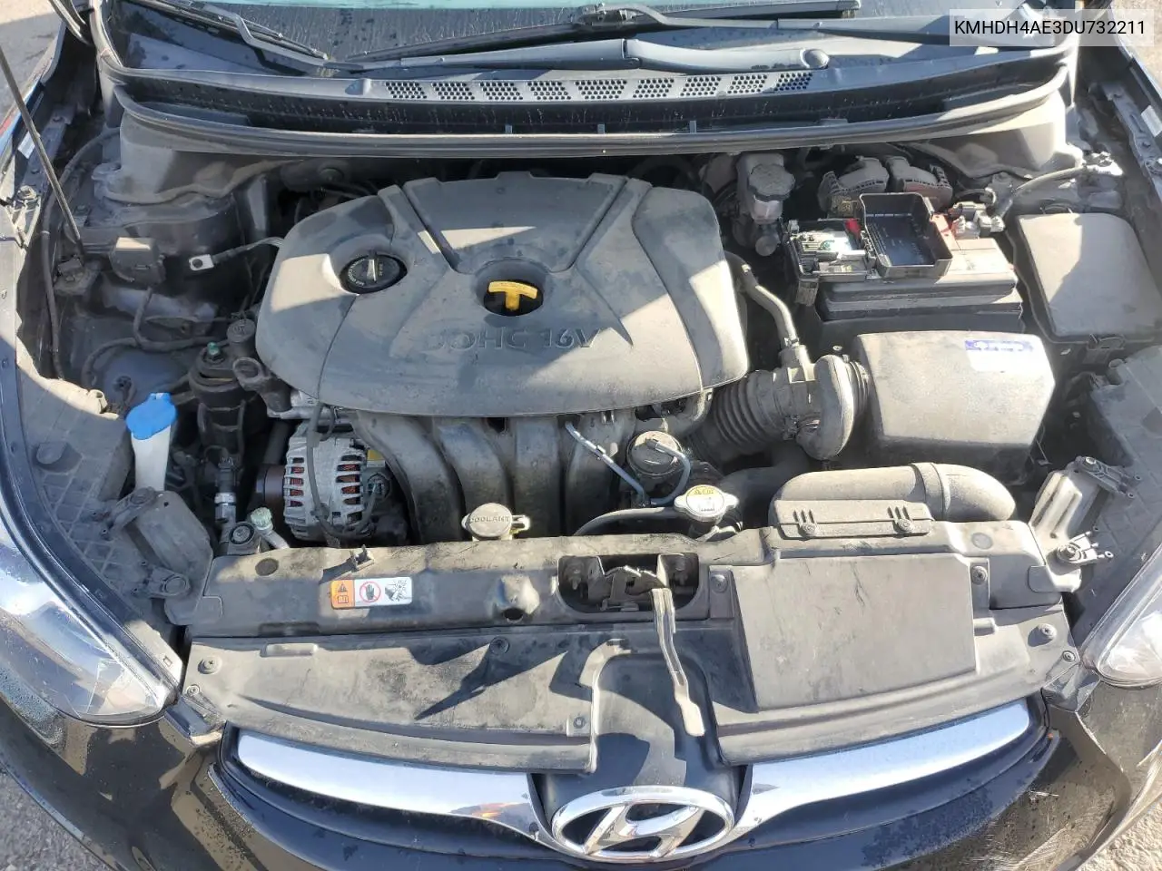 KMHDH4AE3DU732211 2013 Hyundai Elantra Gls