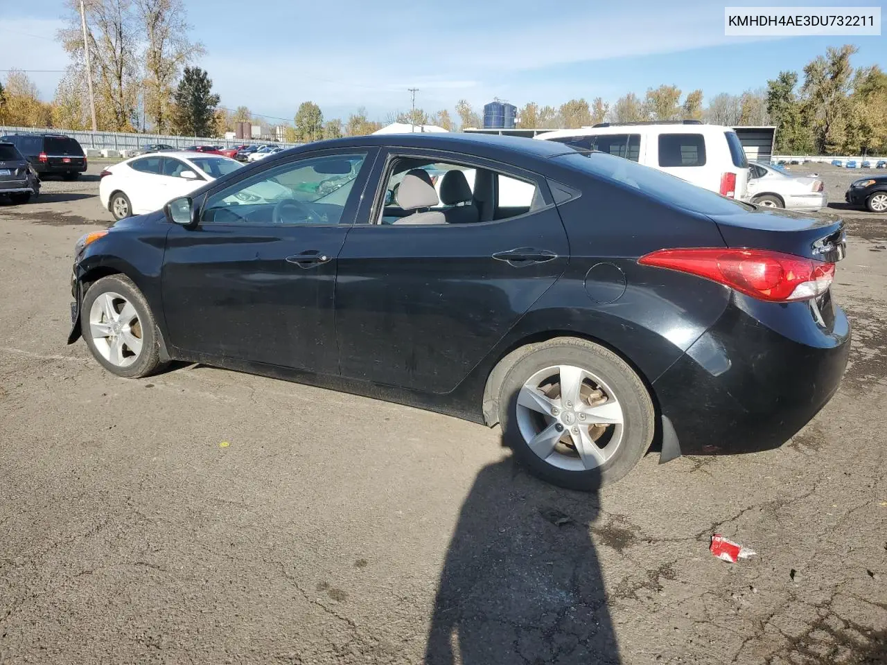 KMHDH4AE3DU732211 2013 Hyundai Elantra Gls