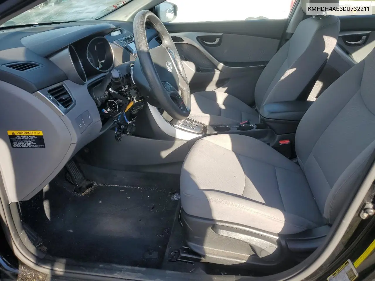 KMHDH4AE3DU732211 2013 Hyundai Elantra Gls