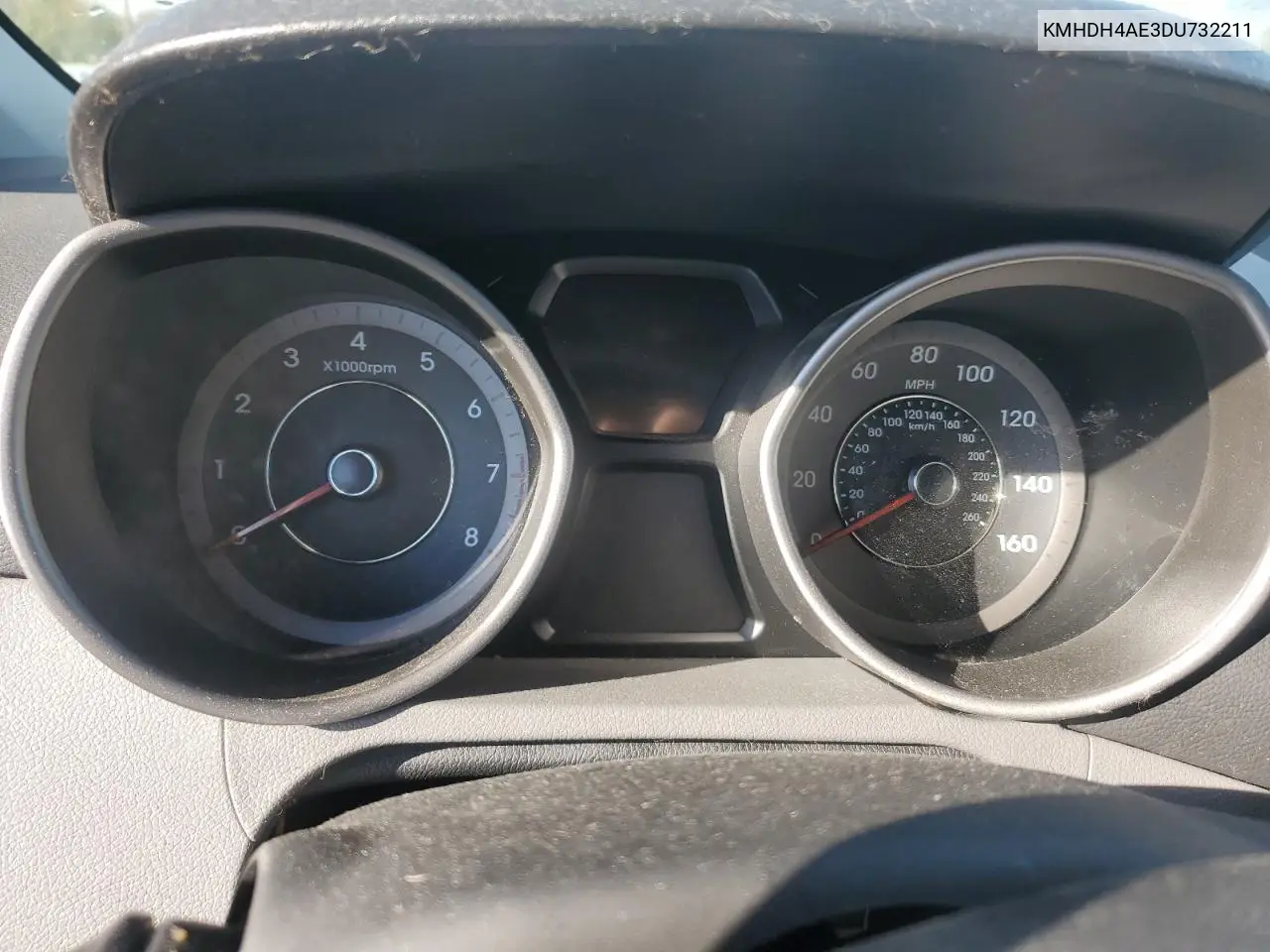 KMHDH4AE3DU732211 2013 Hyundai Elantra Gls