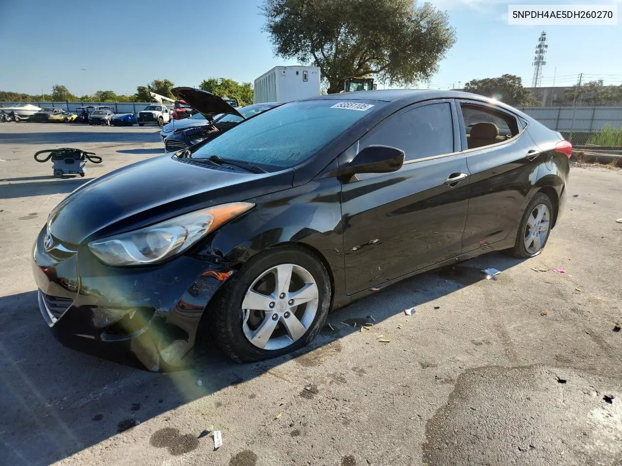 5NPDH4AE5DH260270 2013 Hyundai Elantra Gls