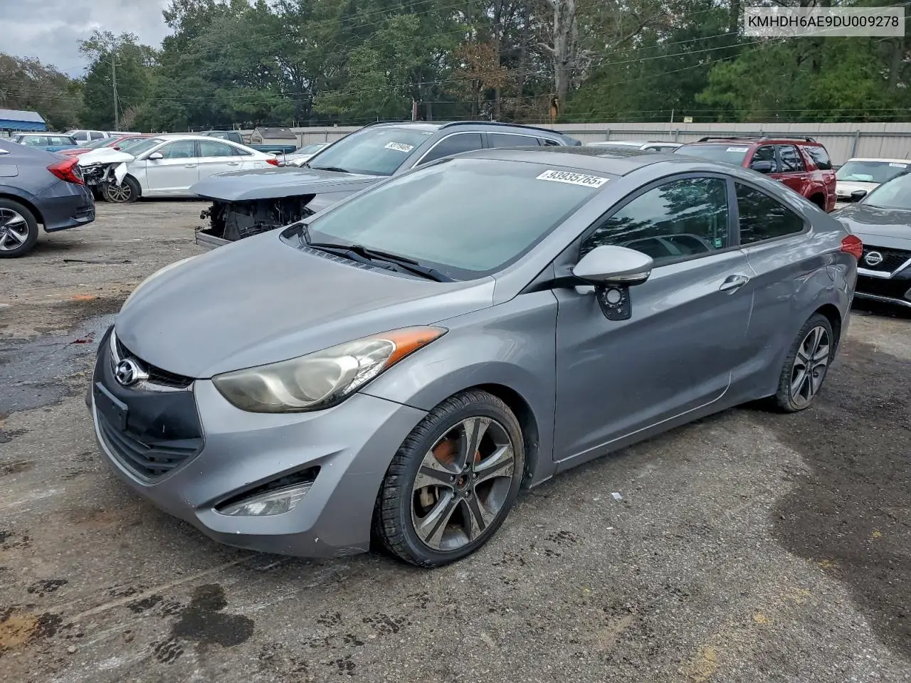 KMHDH6AE9DU009278 2013 Hyundai Elantra Coupe Gs