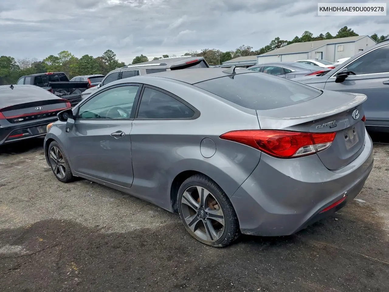 KMHDH6AE9DU009278 2013 Hyundai Elantra Coupe Gs
